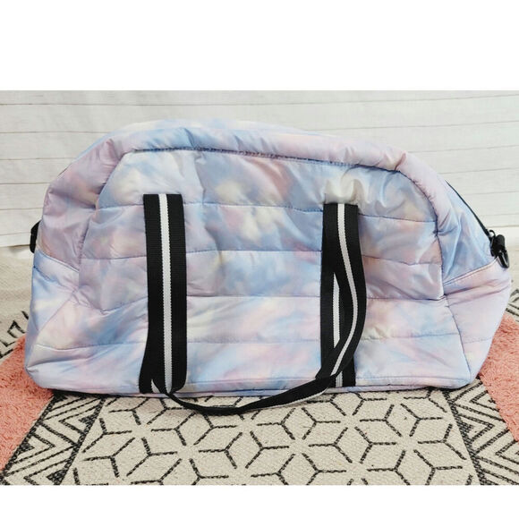 VICTORIA'S SECRET PINK CLOUD TIE DYE SMALL DUFFLE BAG - Picture 3 of 14
